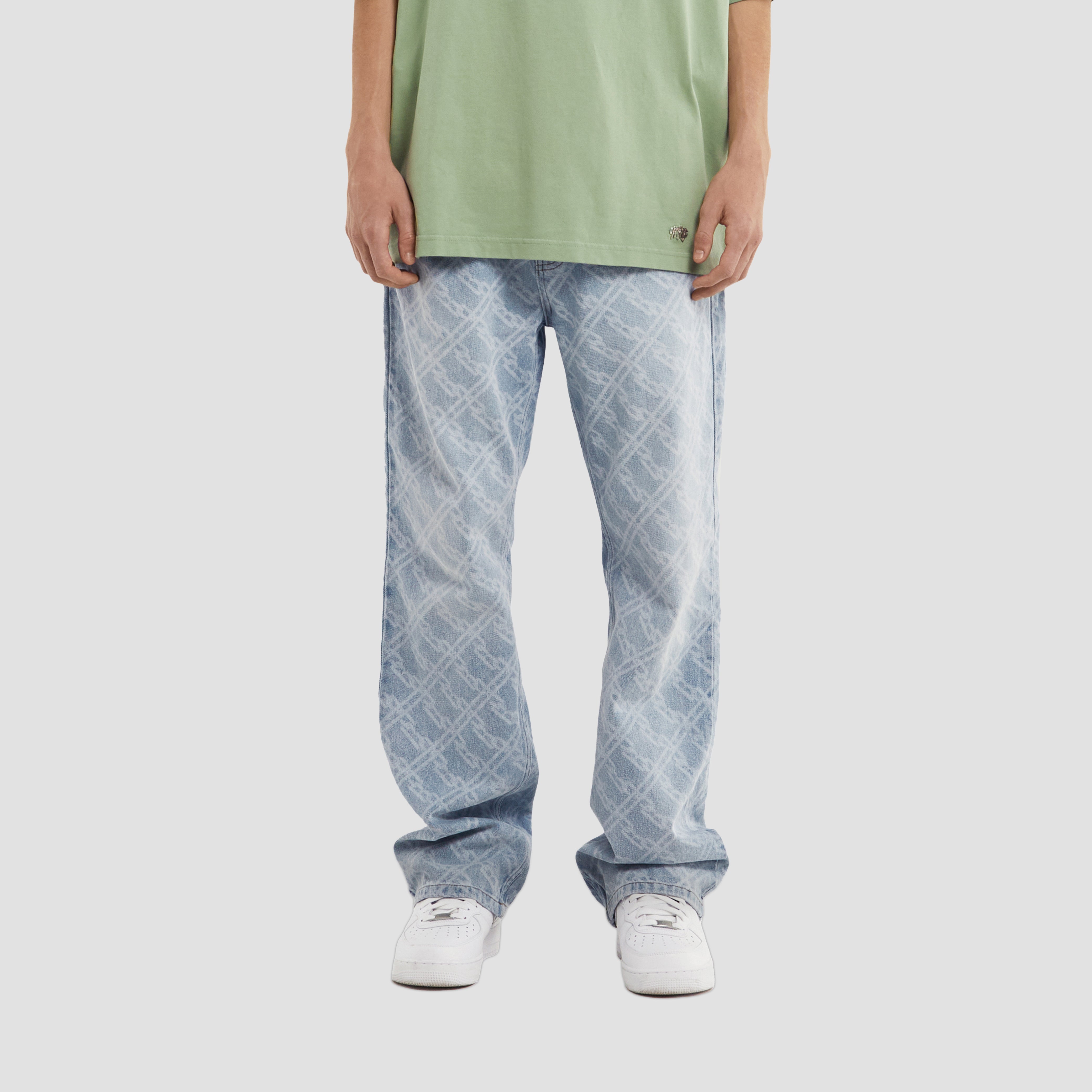 Monogram jeans sales