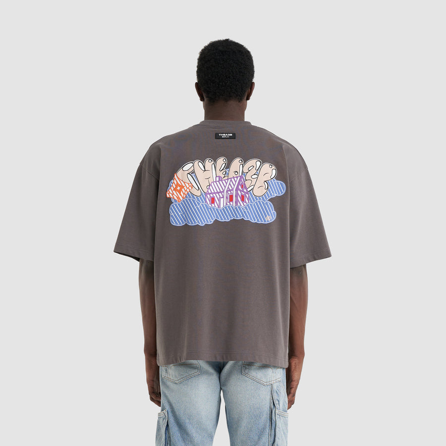 DREAMSCAPE T-SHIRT DONKERGRIJS