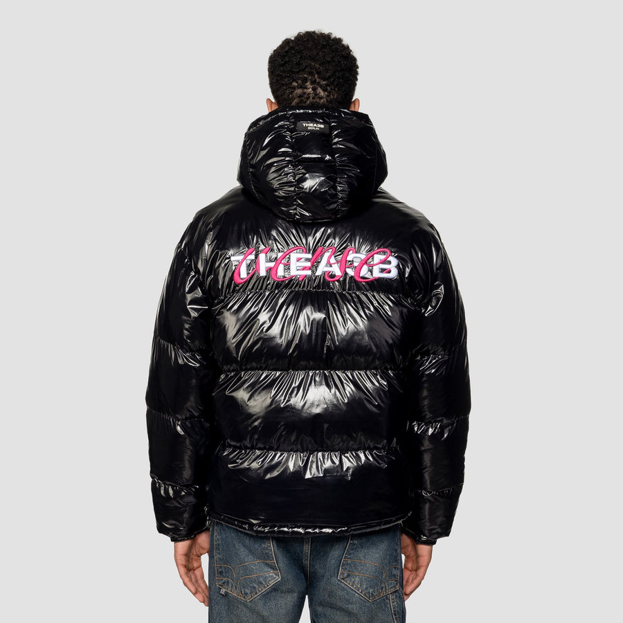 VERS LOGO PUFFER (KAP) - ZWART