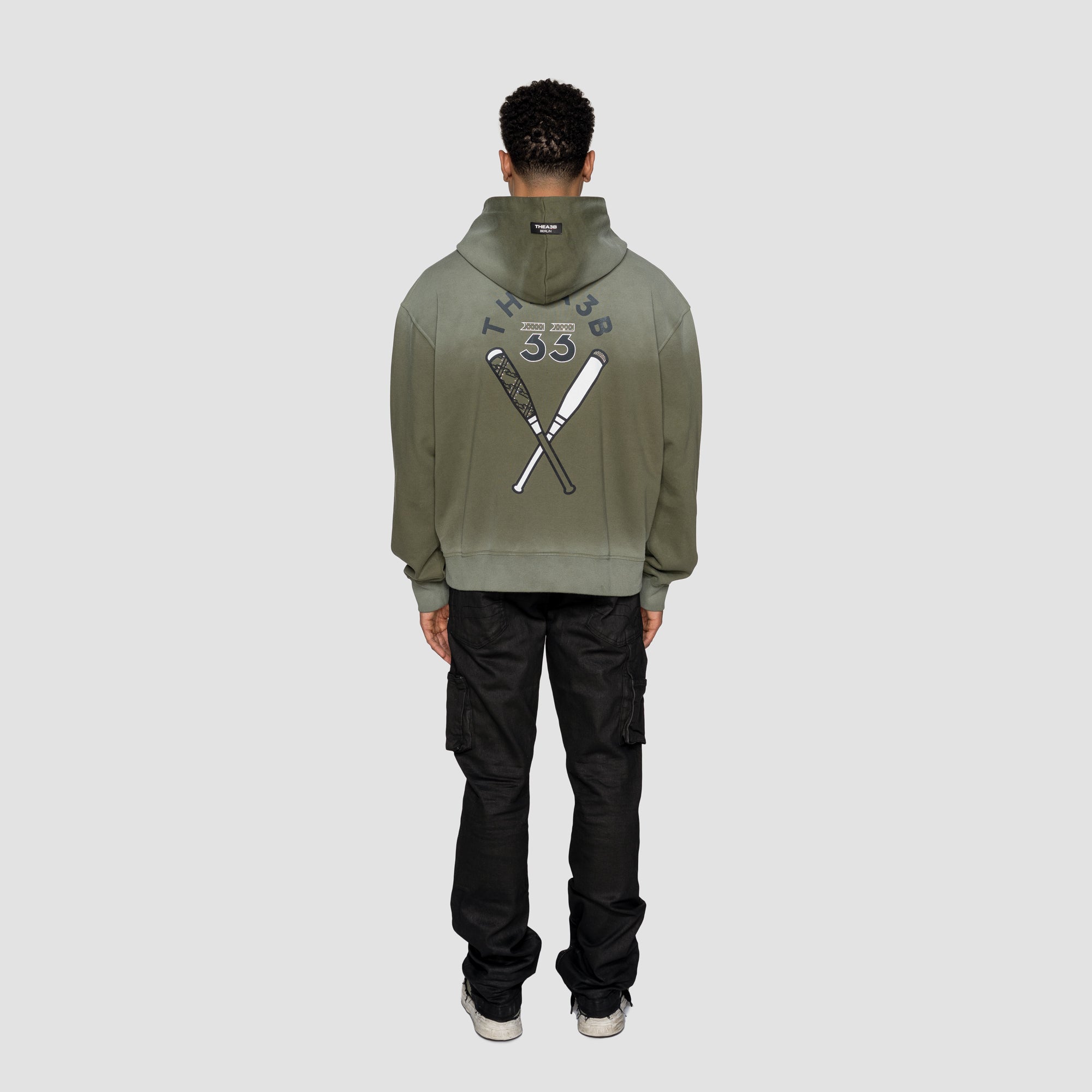 VERVAAGDE VLEERMUIS HOODIE