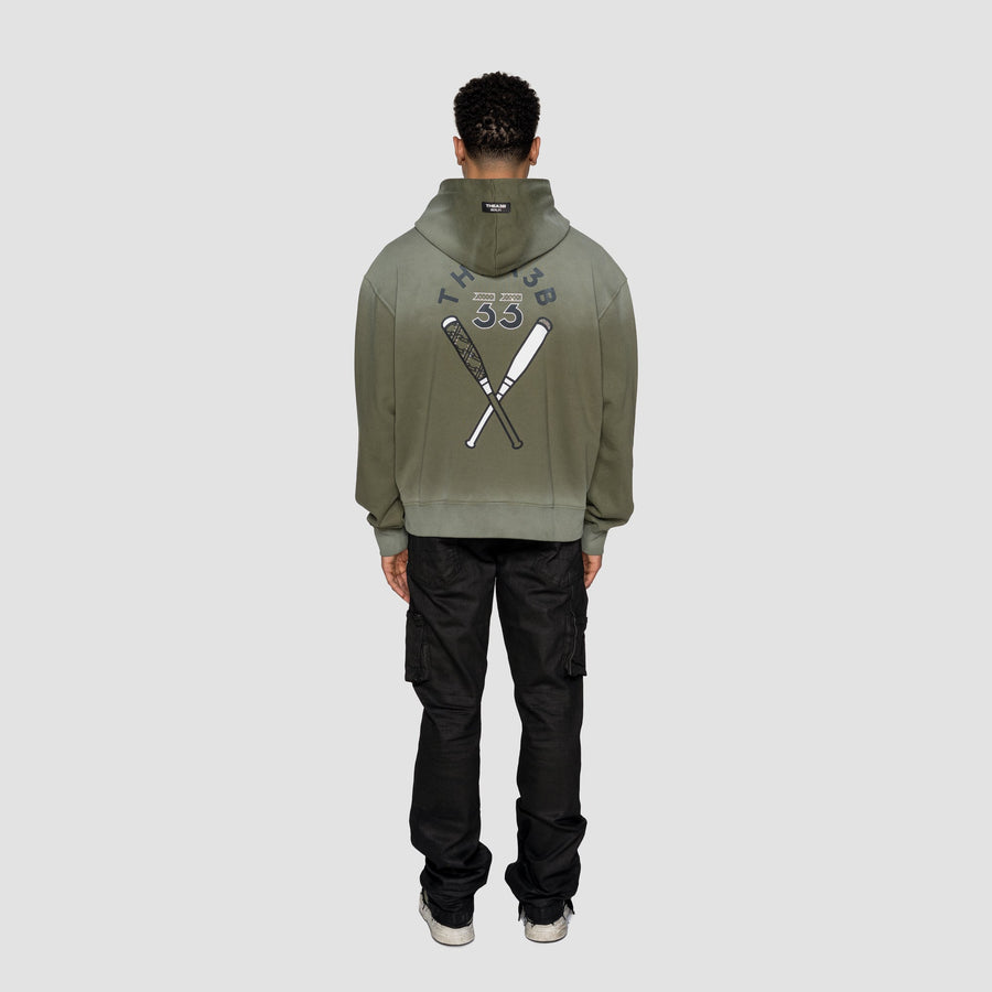 VERVAAGDE VLEERMUIS HOODIE