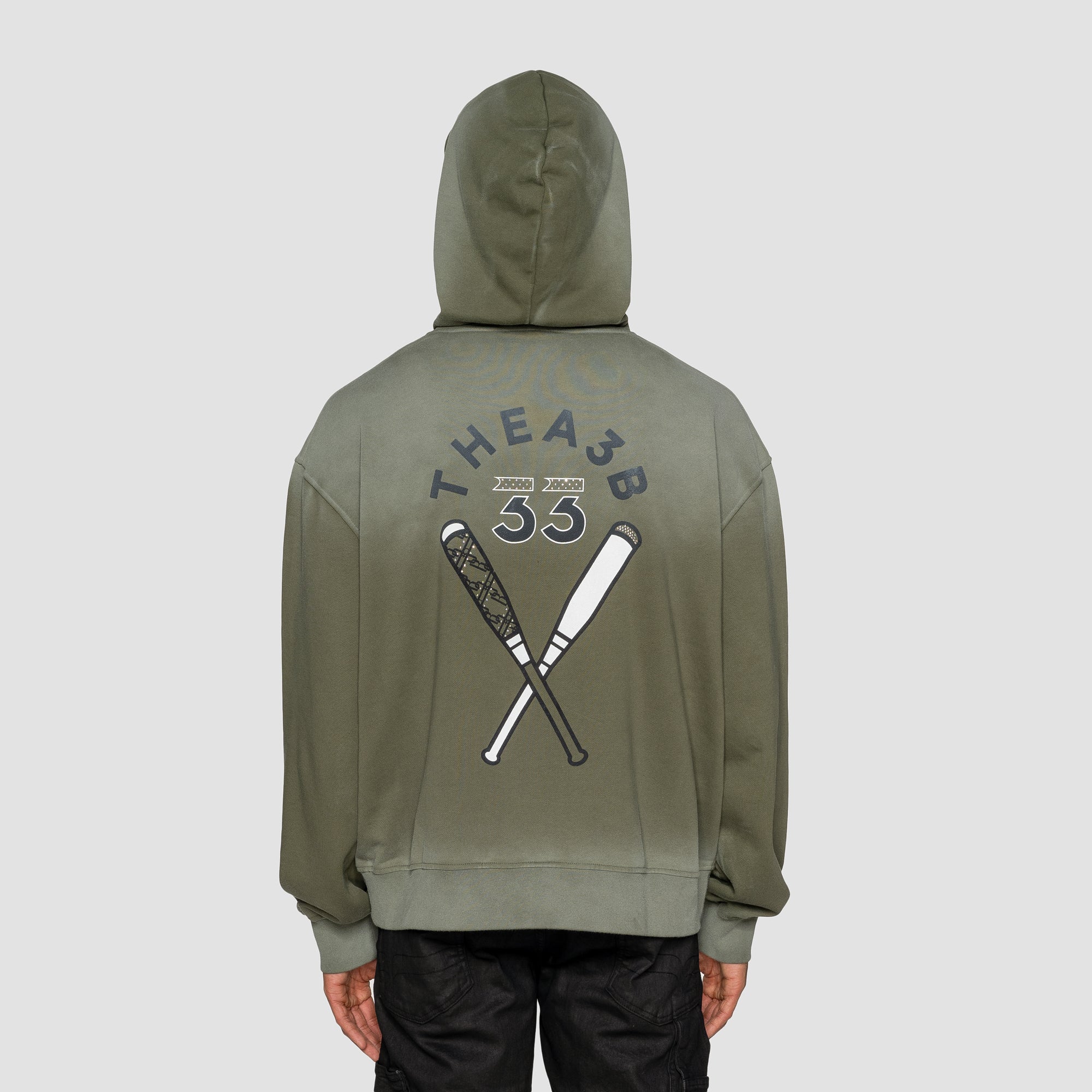 VERVAAGDE VLEERMUIS HOODIE