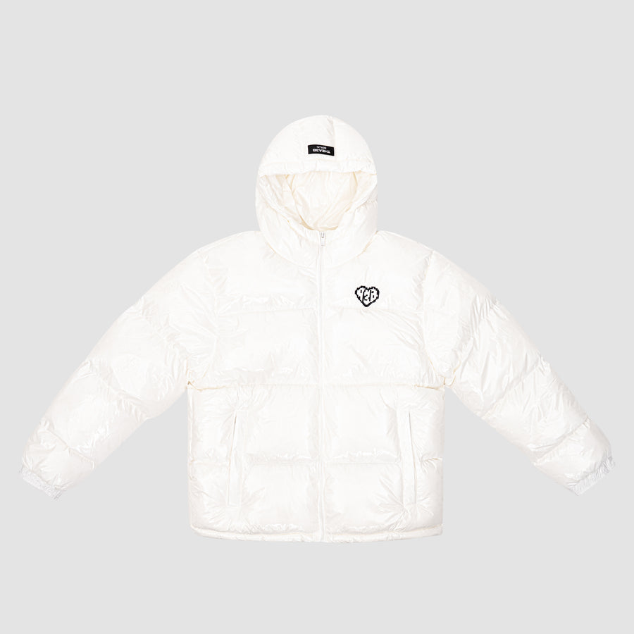 VERS LOGO PUFFER (KAP) - WIT 