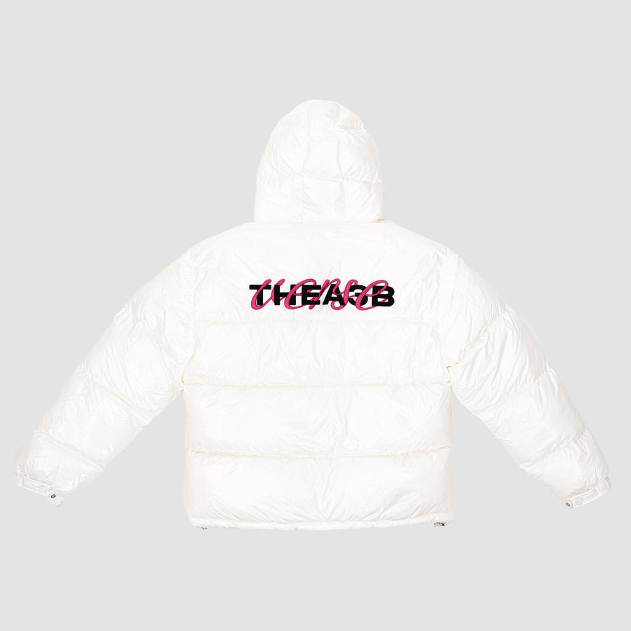 VERS LOGO PUFFER (KAP) - WIT 