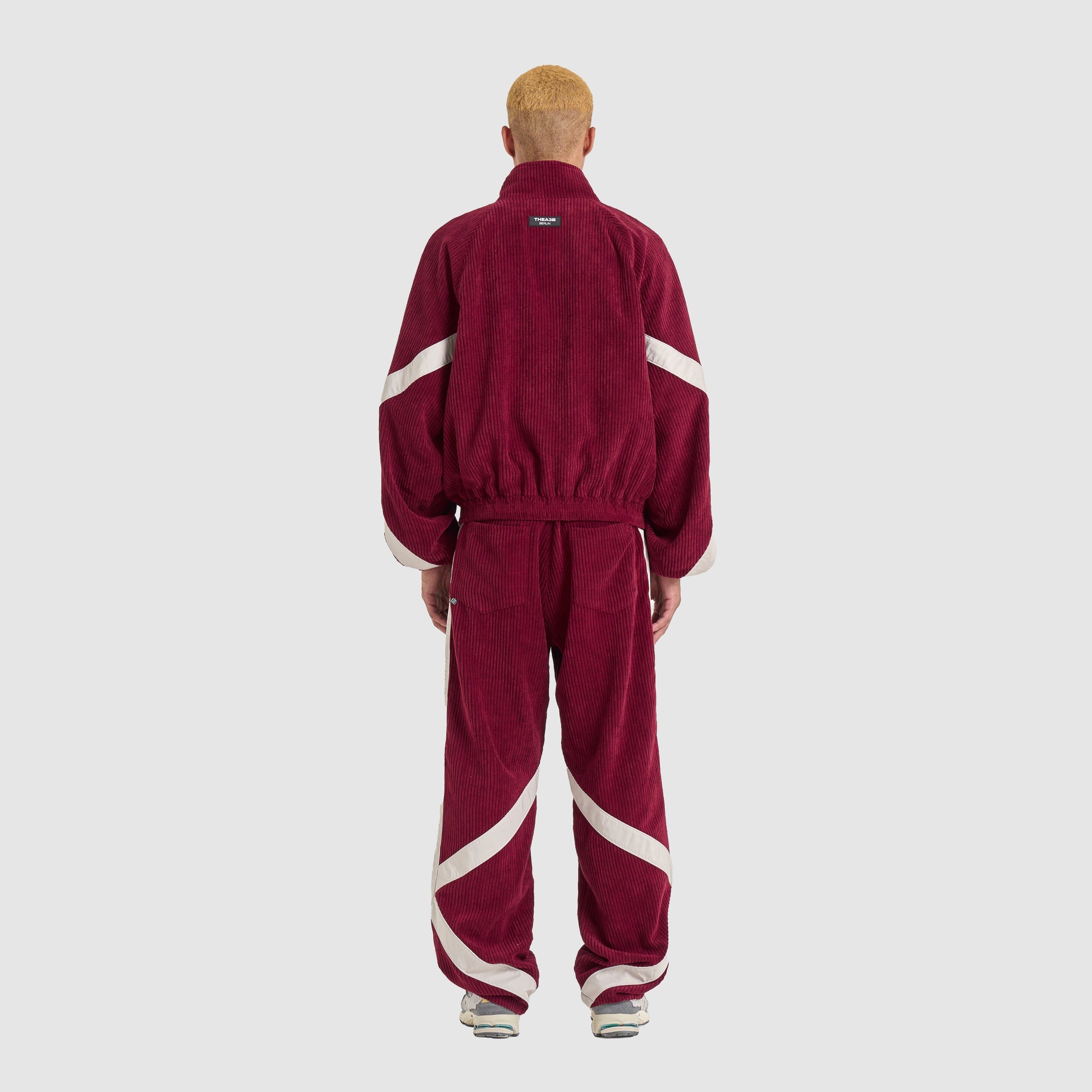 CATCH CORD TRACKJACKET - BURGUNDY