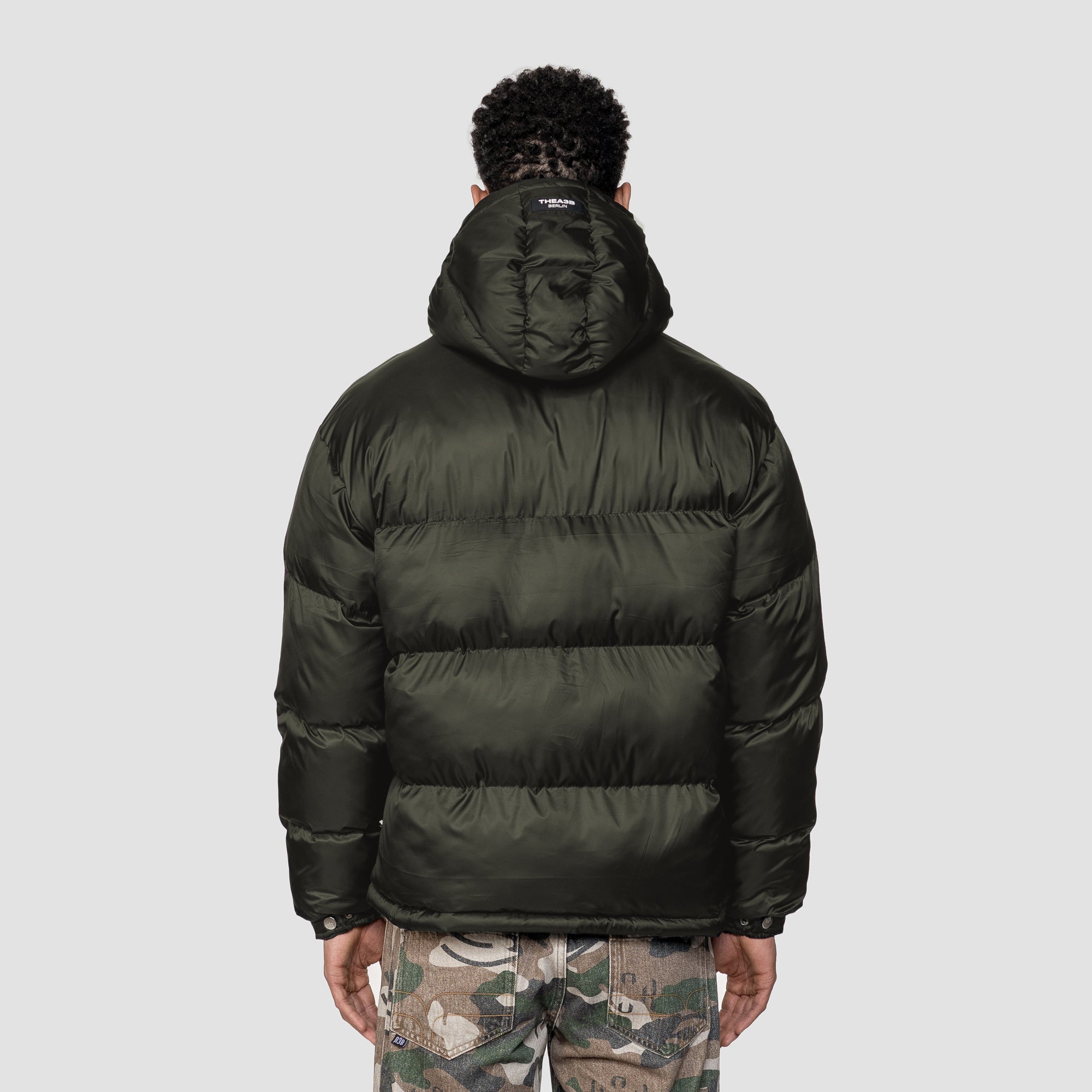 ESSENCE LOGO PUFFER FROSTED - KHAKI