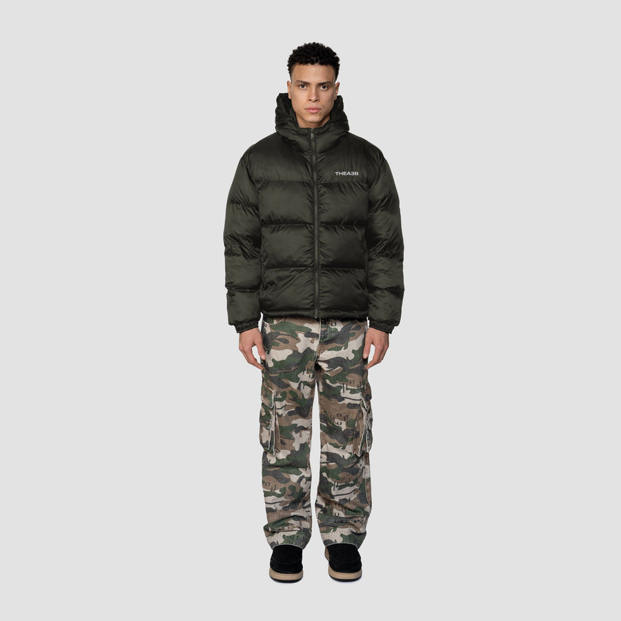 ESSENCE LOGO PUFFER FROSTED - KHAKI