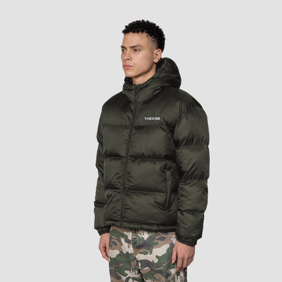 ESSENCE LOGO PUFFER MAT - KHAKI