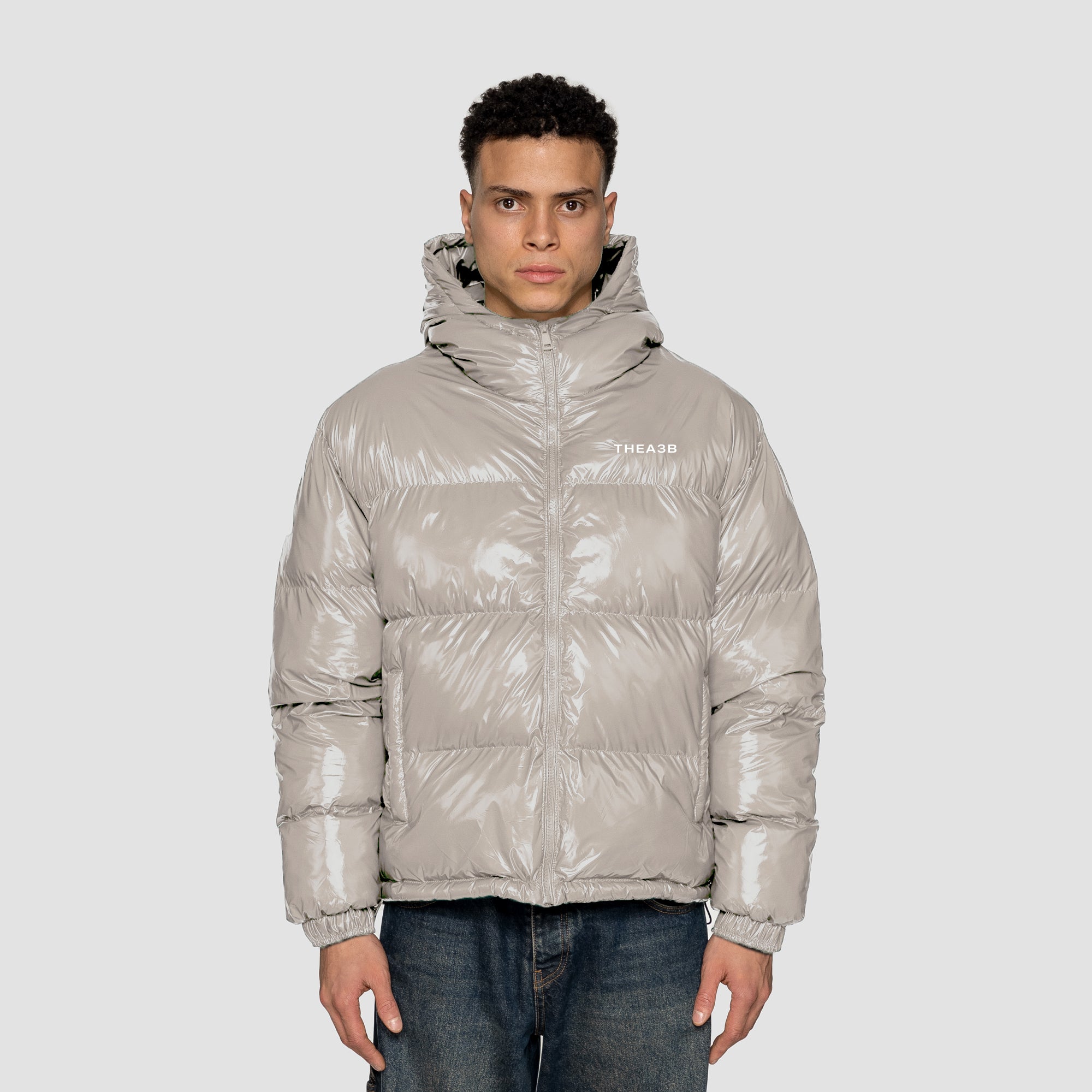 ESSENCE LOGO PUFFER SHINE - BISCUIT