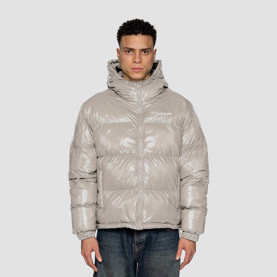 ESSENCE LOGO PUFFER SHINE - BISCUIT