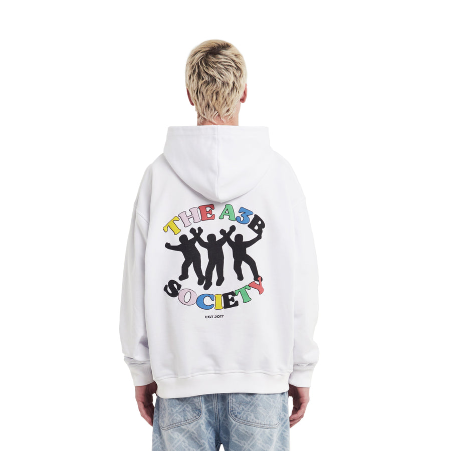 SOCIETY ZIP JACKET WHITE - A3B