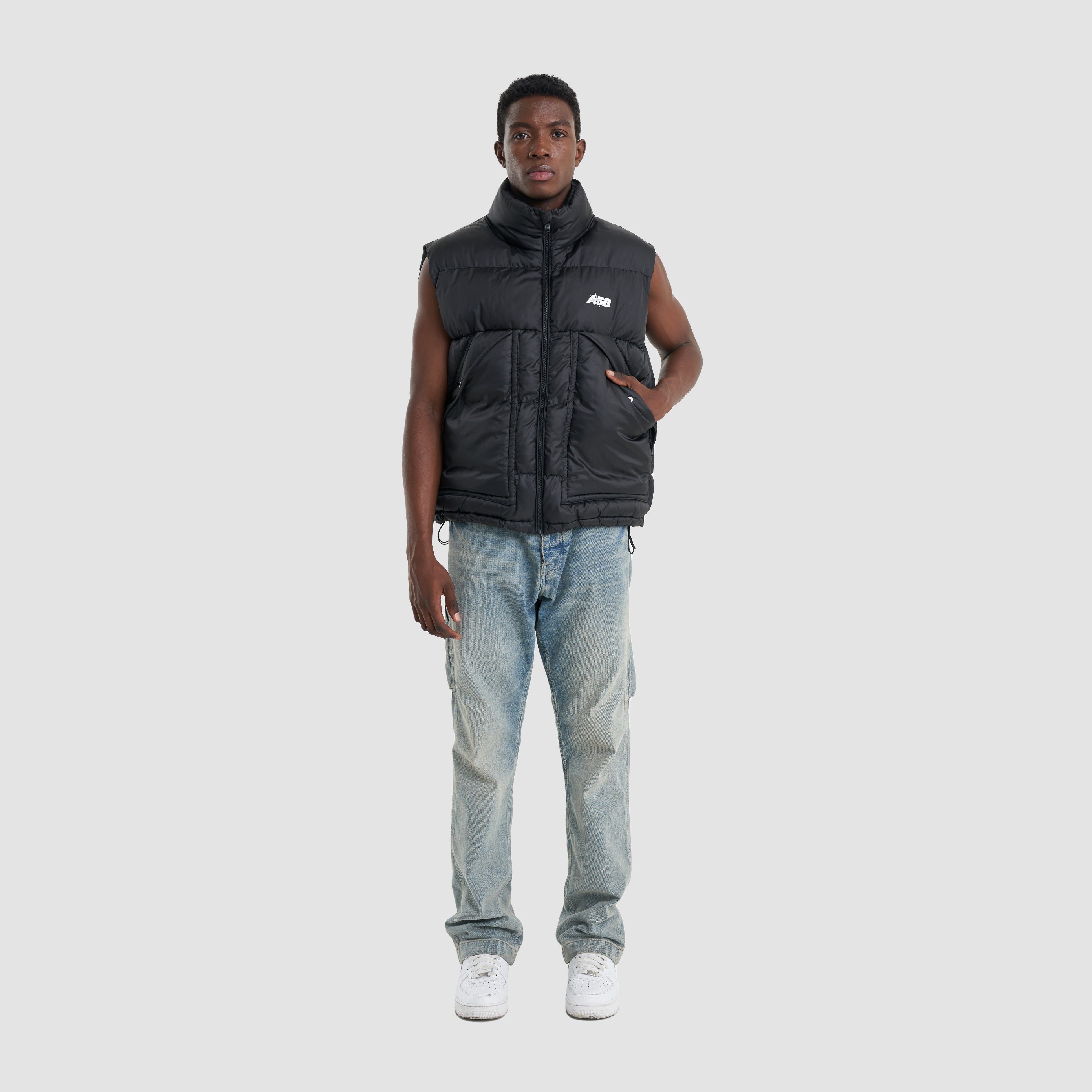 TACTICAL LOGO VEST BLACK - A3B