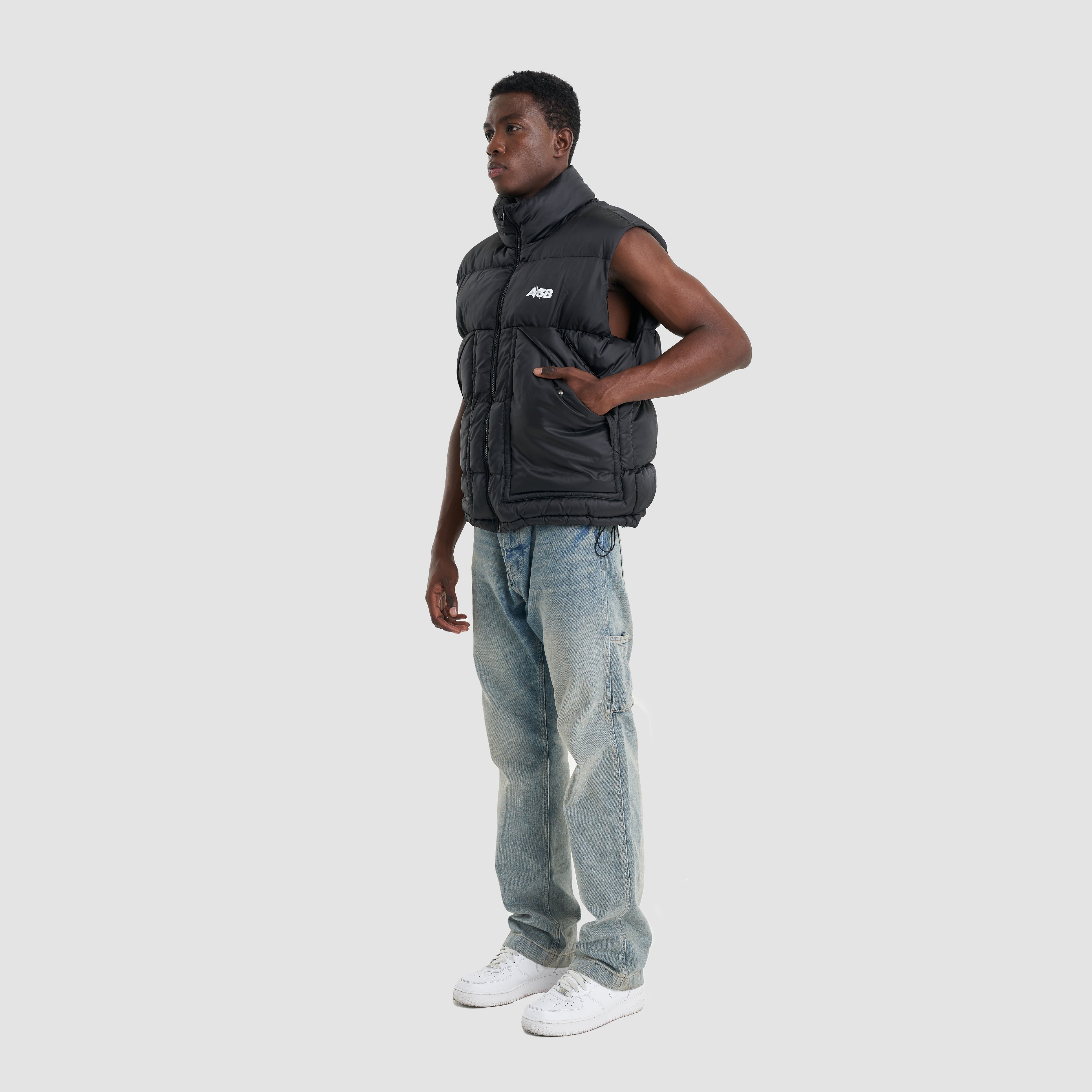 TACTICAL LOGO VEST BLACK - A3B