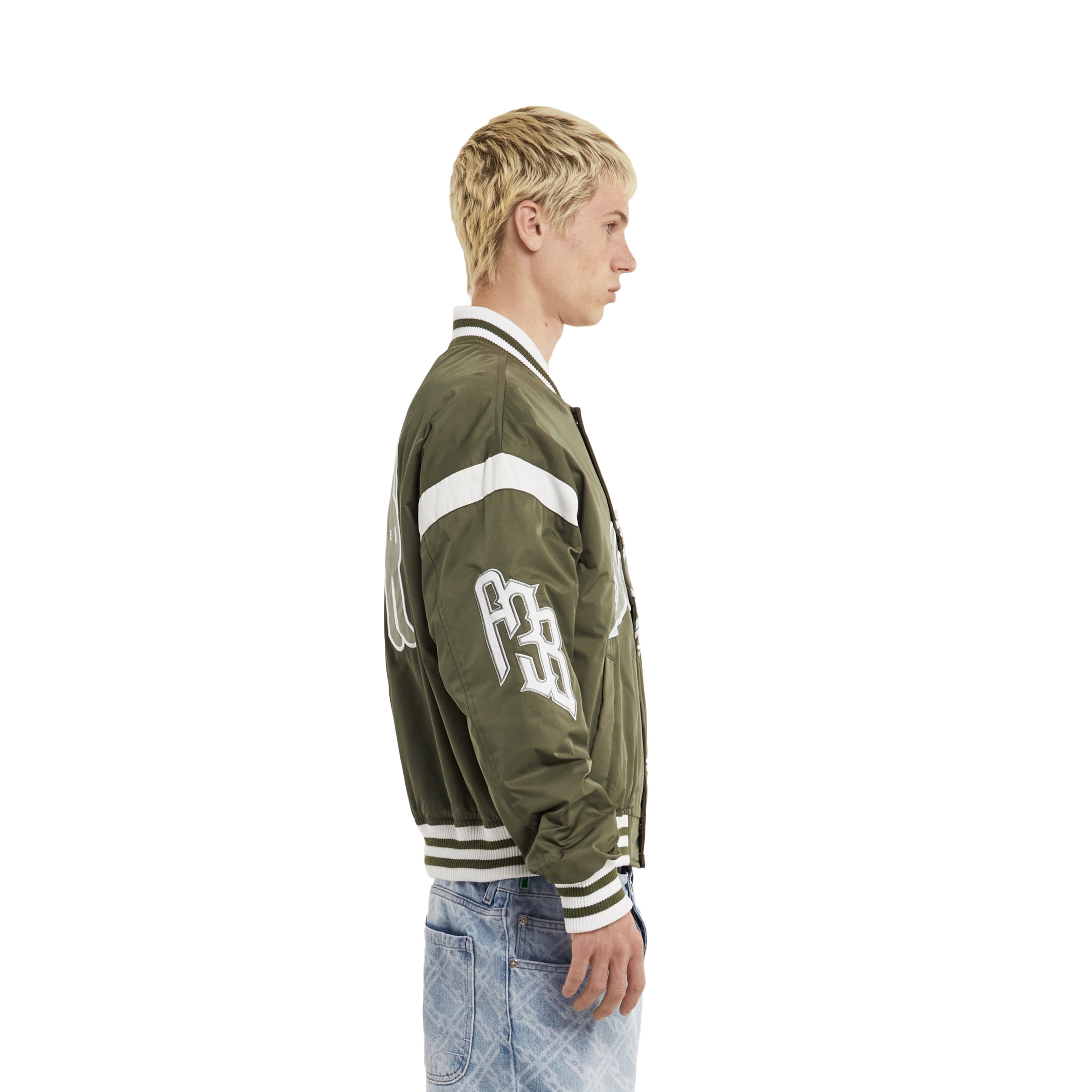 SOCIETY LOGO BOMBER GREEN - A3B