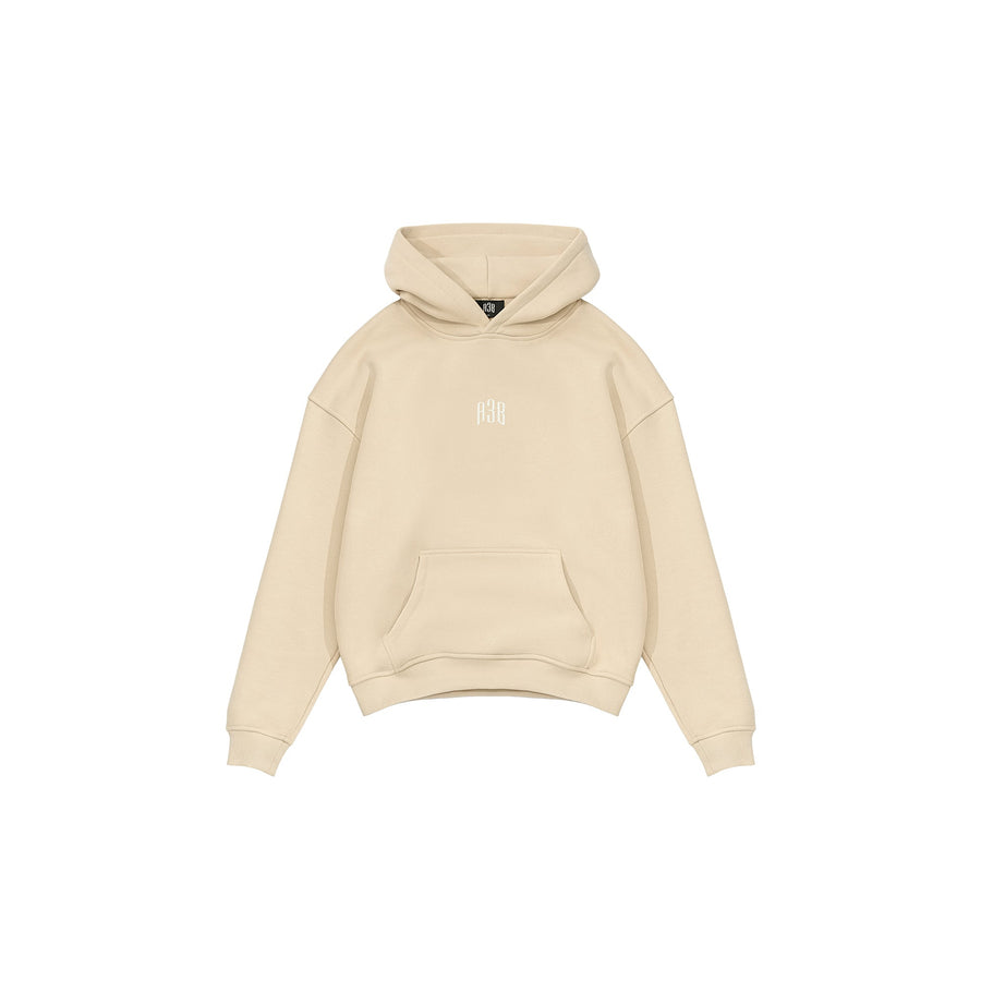 LOGO HOODIE OYSTER GREY - A3B