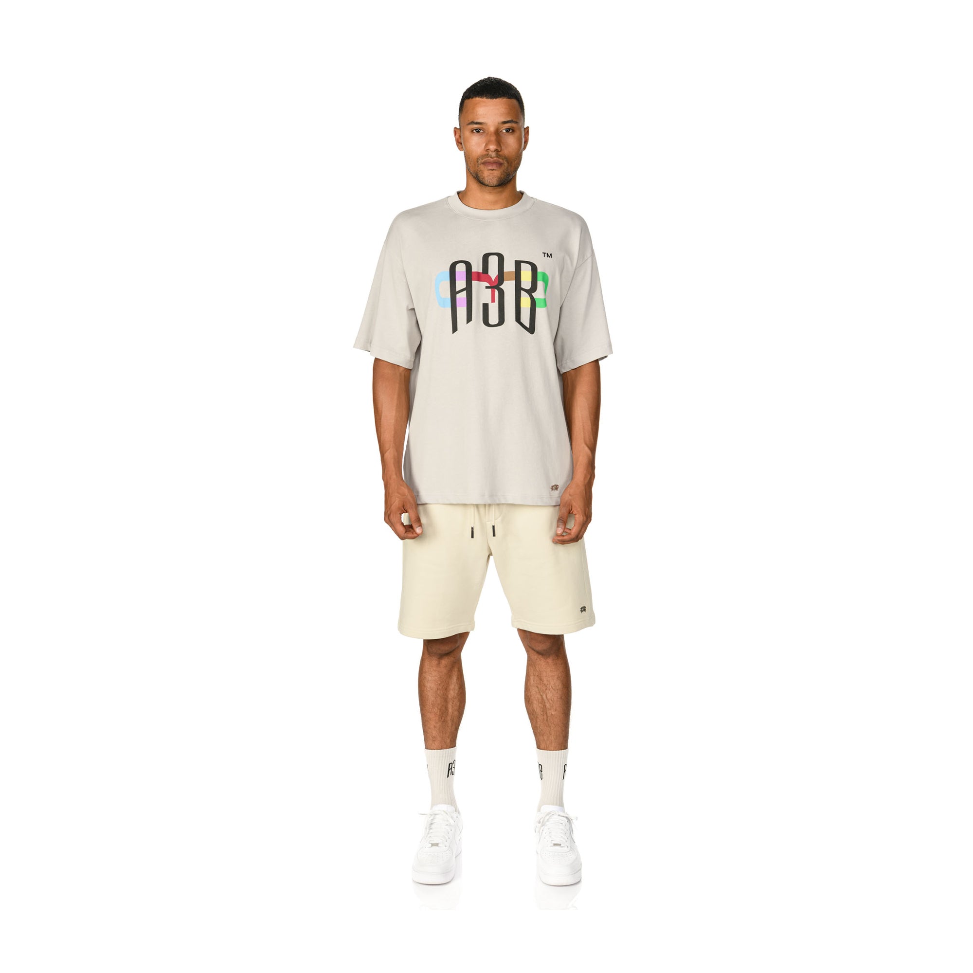 TRIAD T-SHIRT - LIGHT GREY - A3B