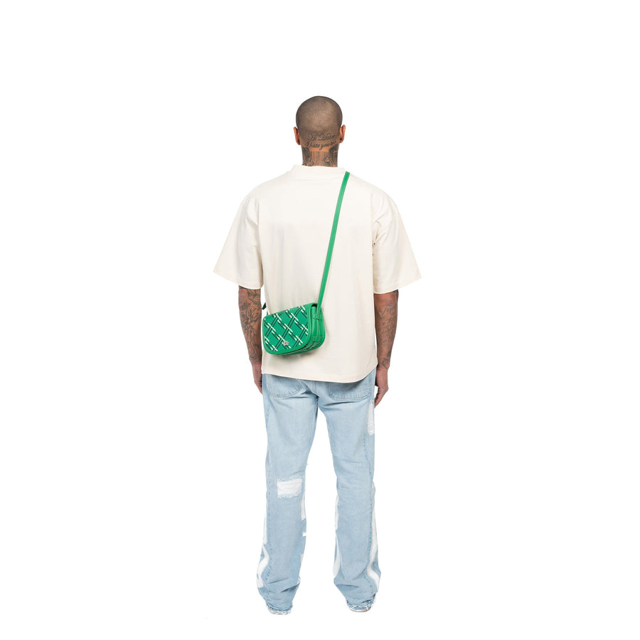 MONOGRAM SHOULDER BAG GREEN - A3B