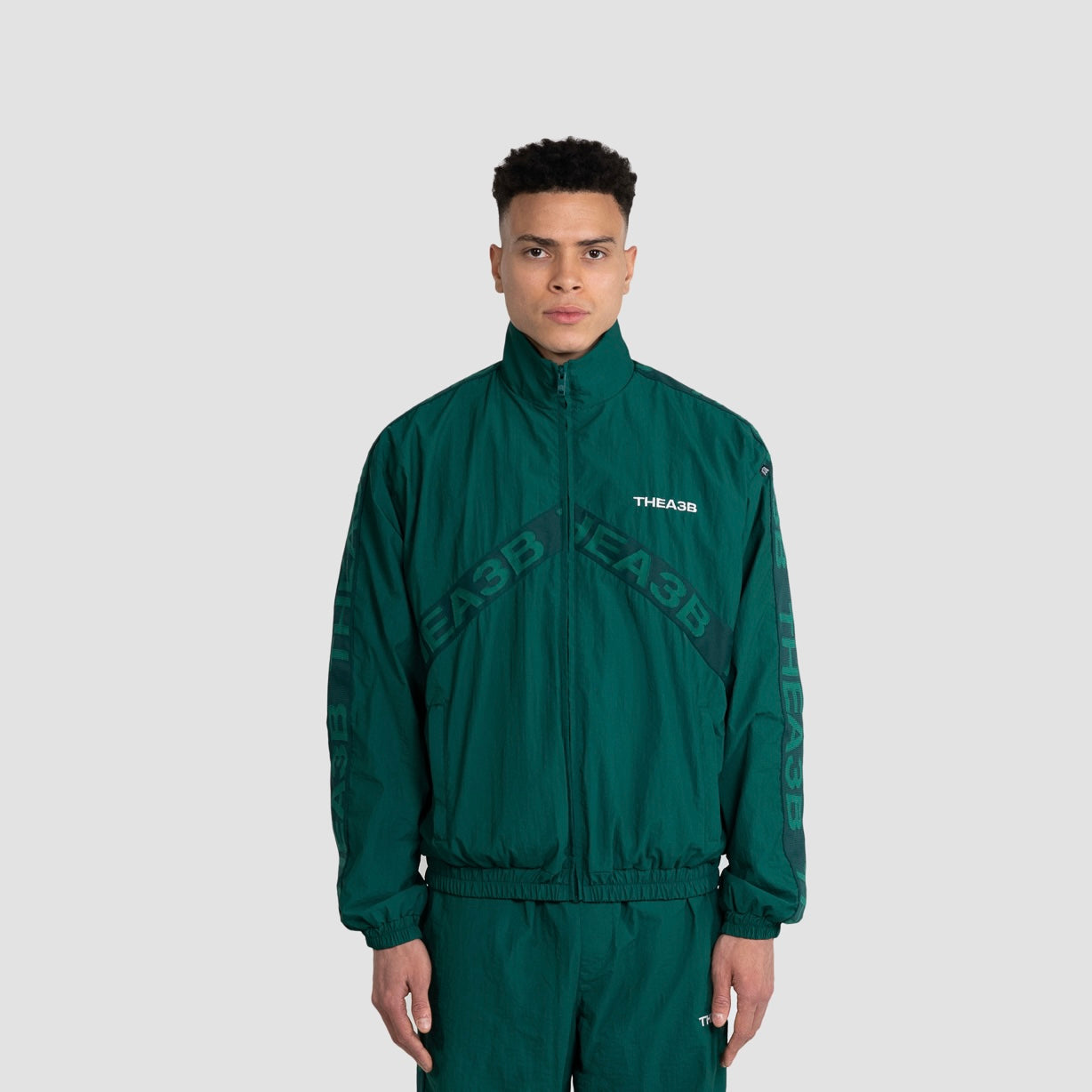 ESSENTIAL TRACK JACKET GREEN - A3B