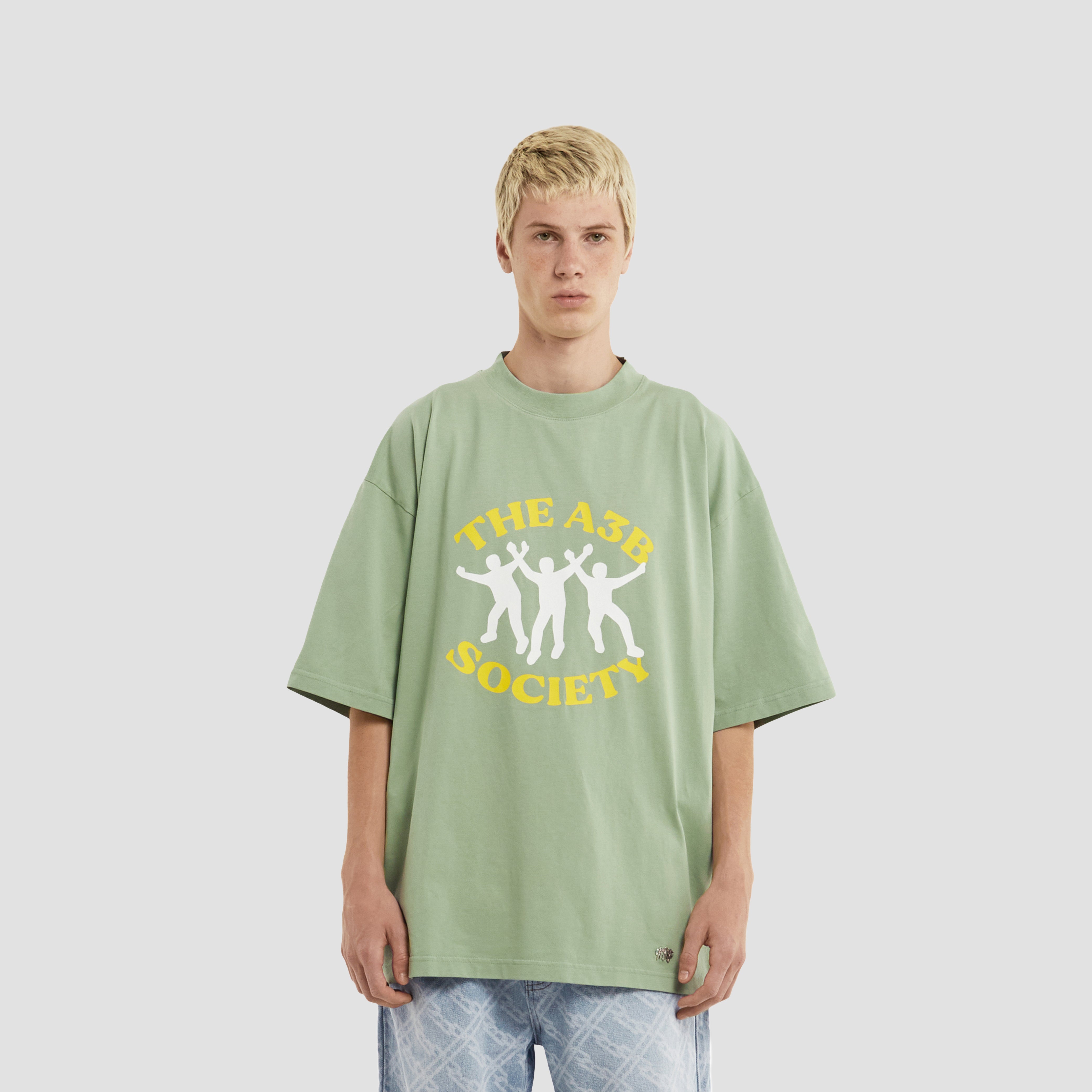 SOCIETY T-SHIRT GREEN - A3B