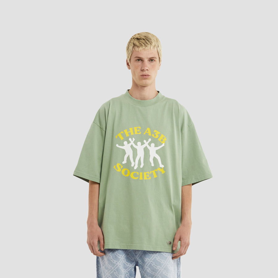 SOCIETY T-SHIRT GREEN - A3B