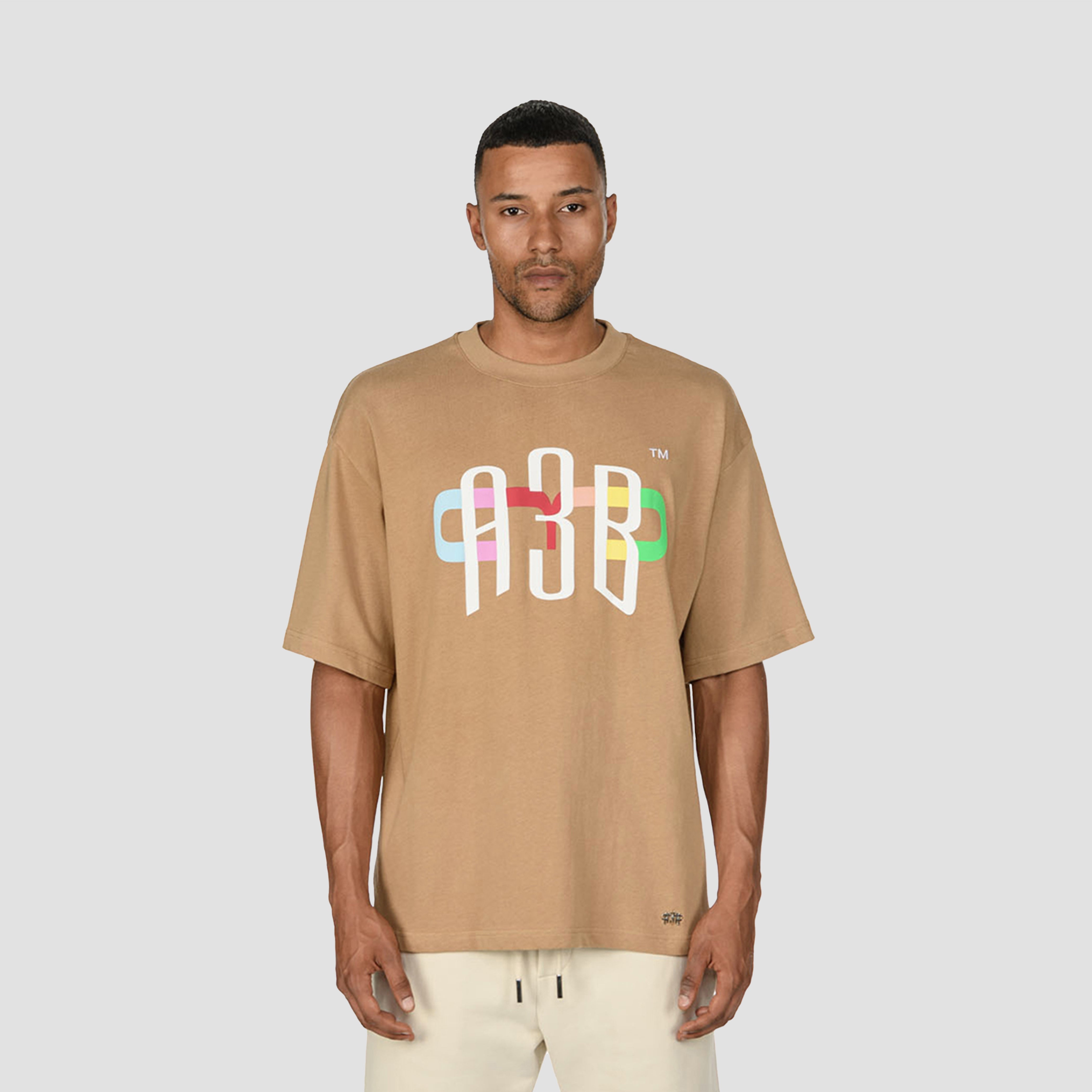 TRIAD T-SHIRT - LIGHT BROWN - A3B