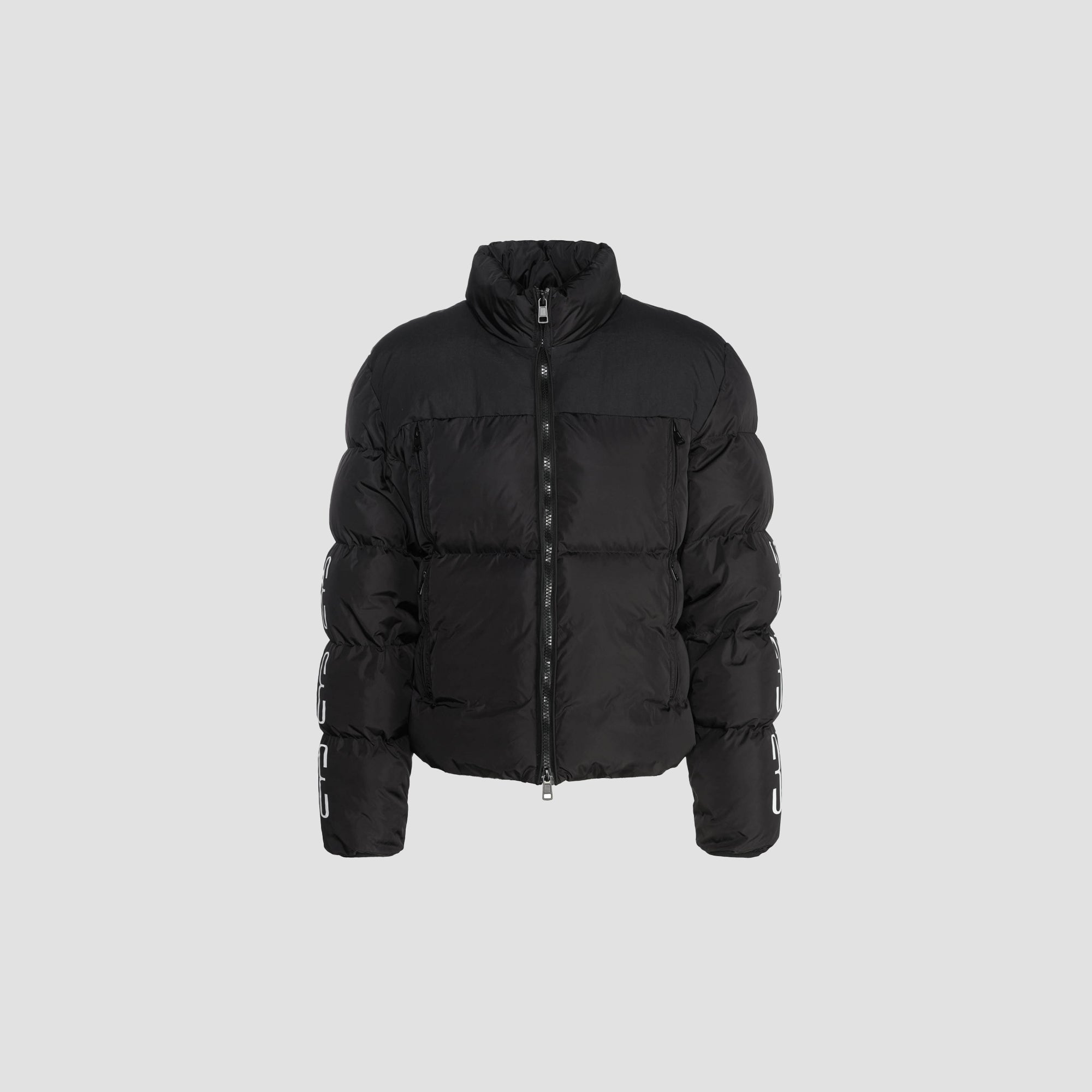 PATCH DOWN JACKET - MATTE BLACK - A3B