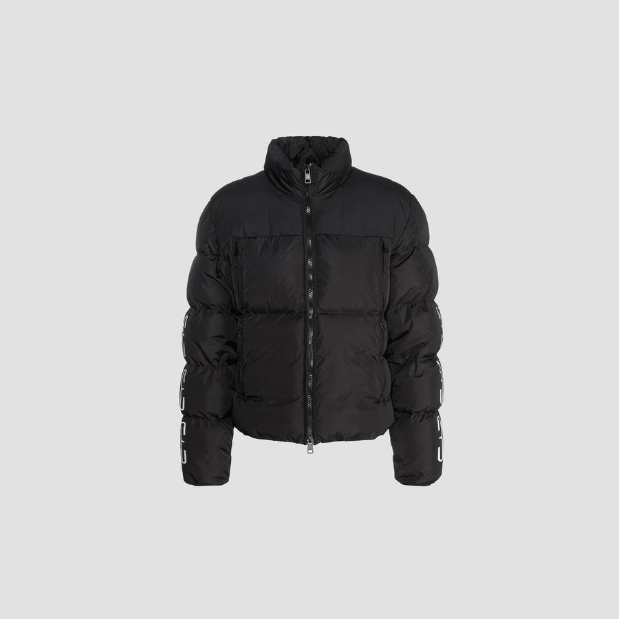 PATCH DOWN JACKET - MATTE BLACK - A3B