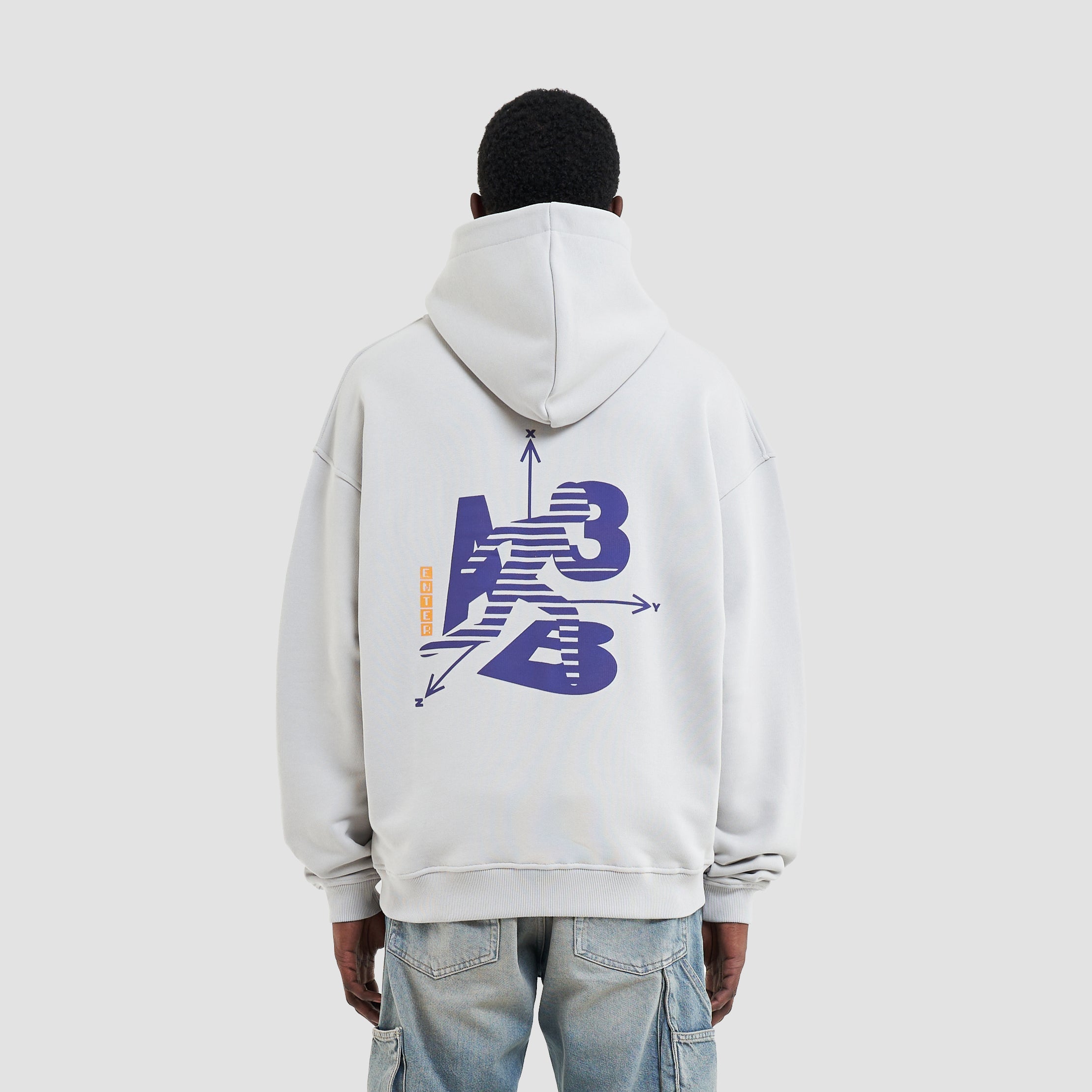 GLITCH LOGO HOODIE - A3B