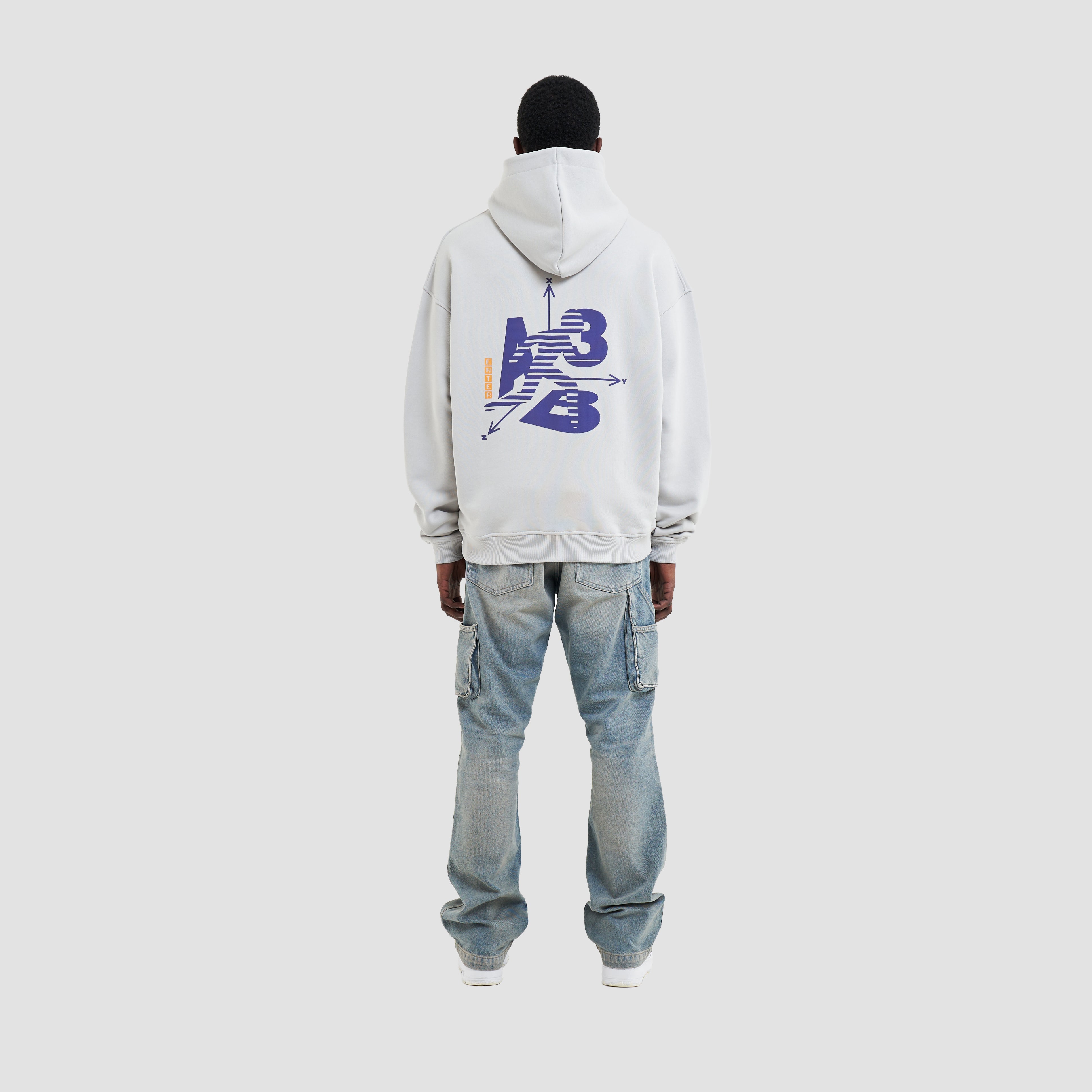 GLITCH LOGO HOODIE - A3B