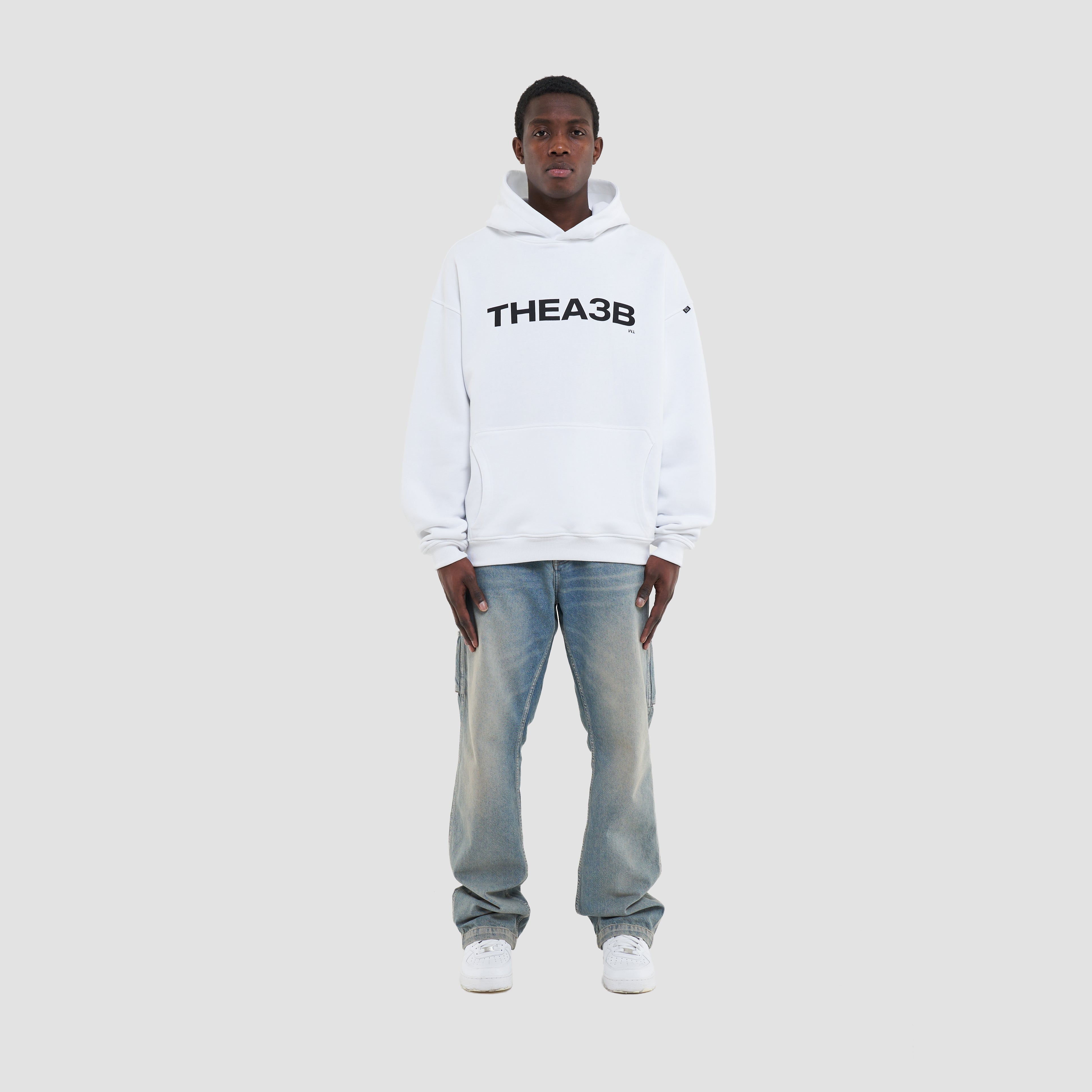 ESSENCE LOGO HOODIE - WHITE - A3B