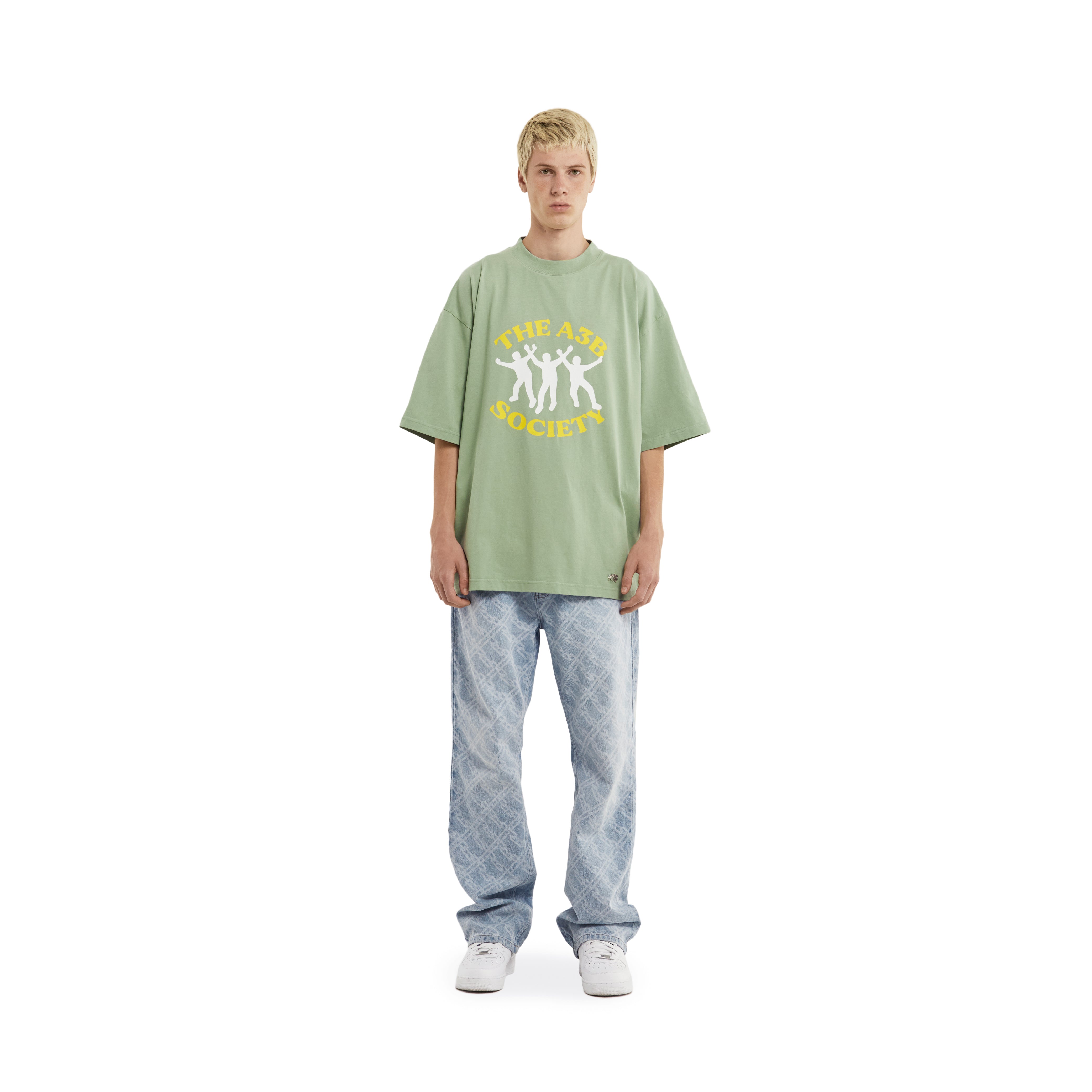 SOCIETY T-SHIRT GREEN - A3B