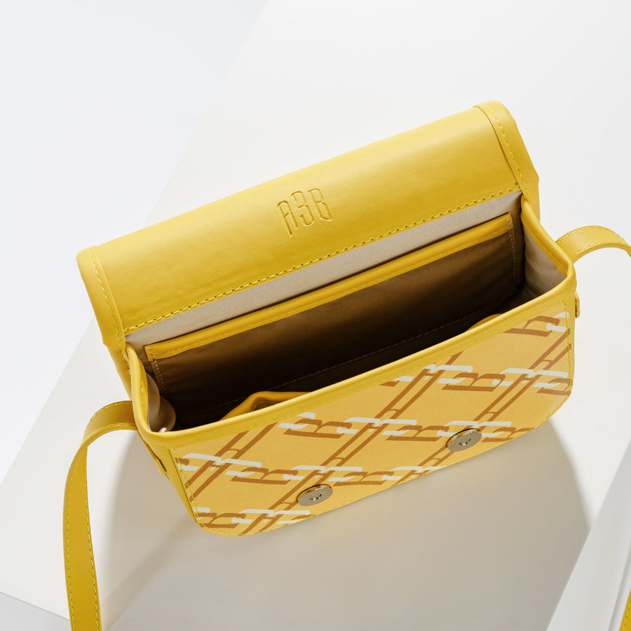 SOCIETY SHOULDER BAG YELLOW - A3B