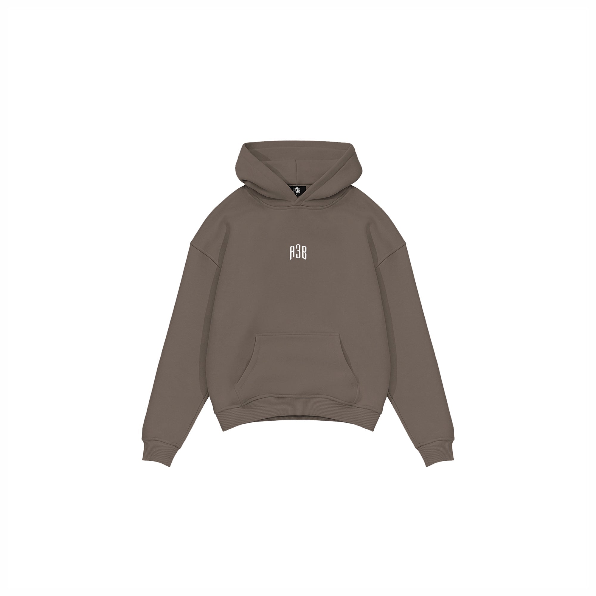 LOGO HOODIE - BROWN - A3B