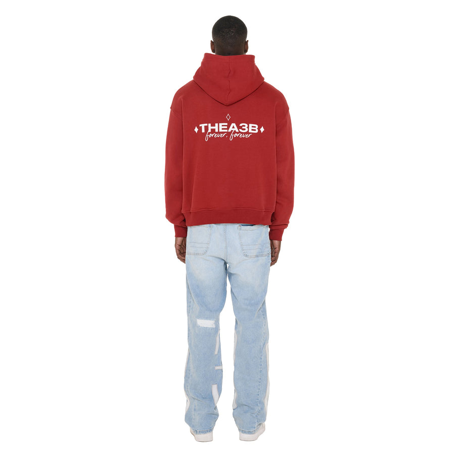 FOREVER, FOREVER HOODIE - RED - A3B