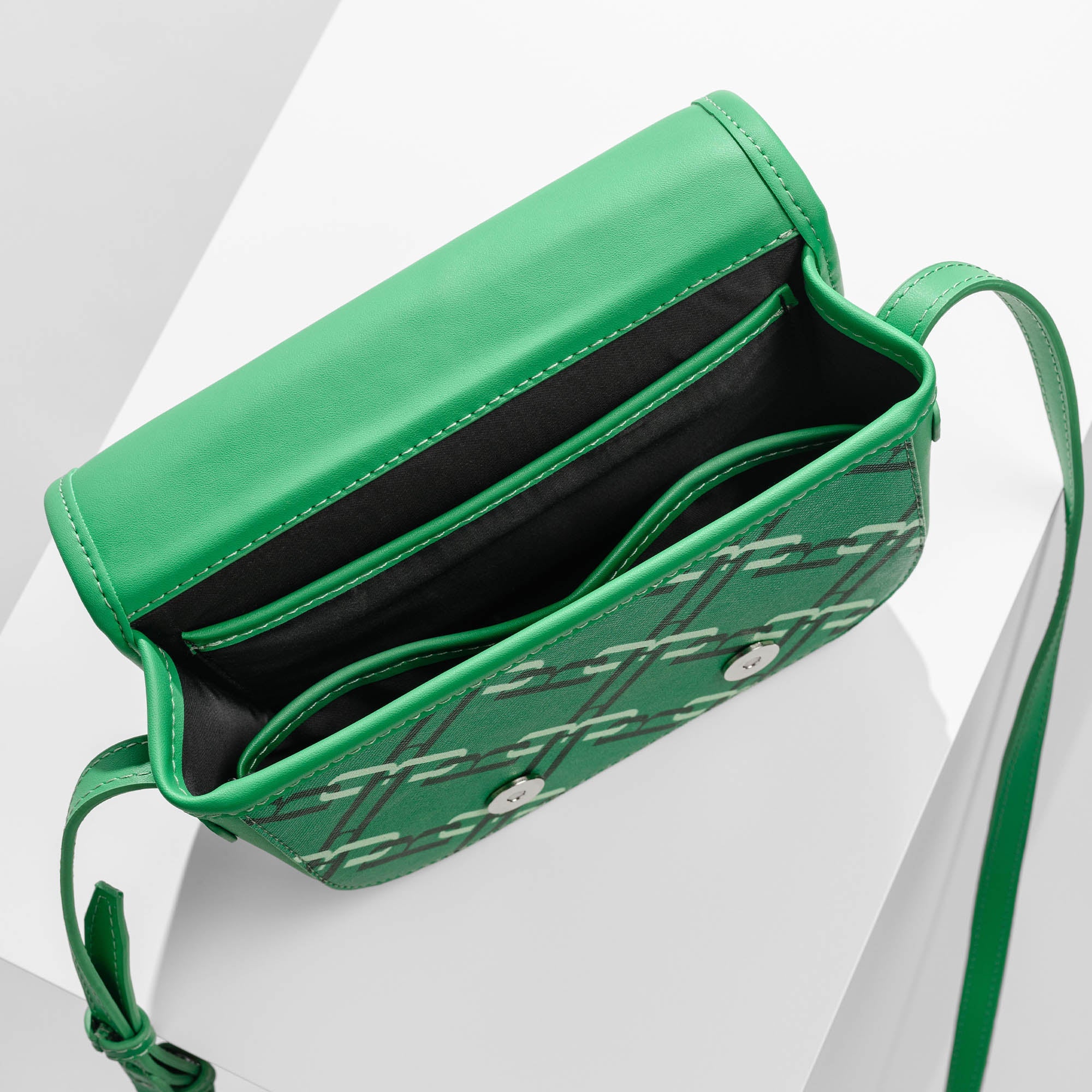 MONOGRAM SHOULDER BAG GREEN - A3B