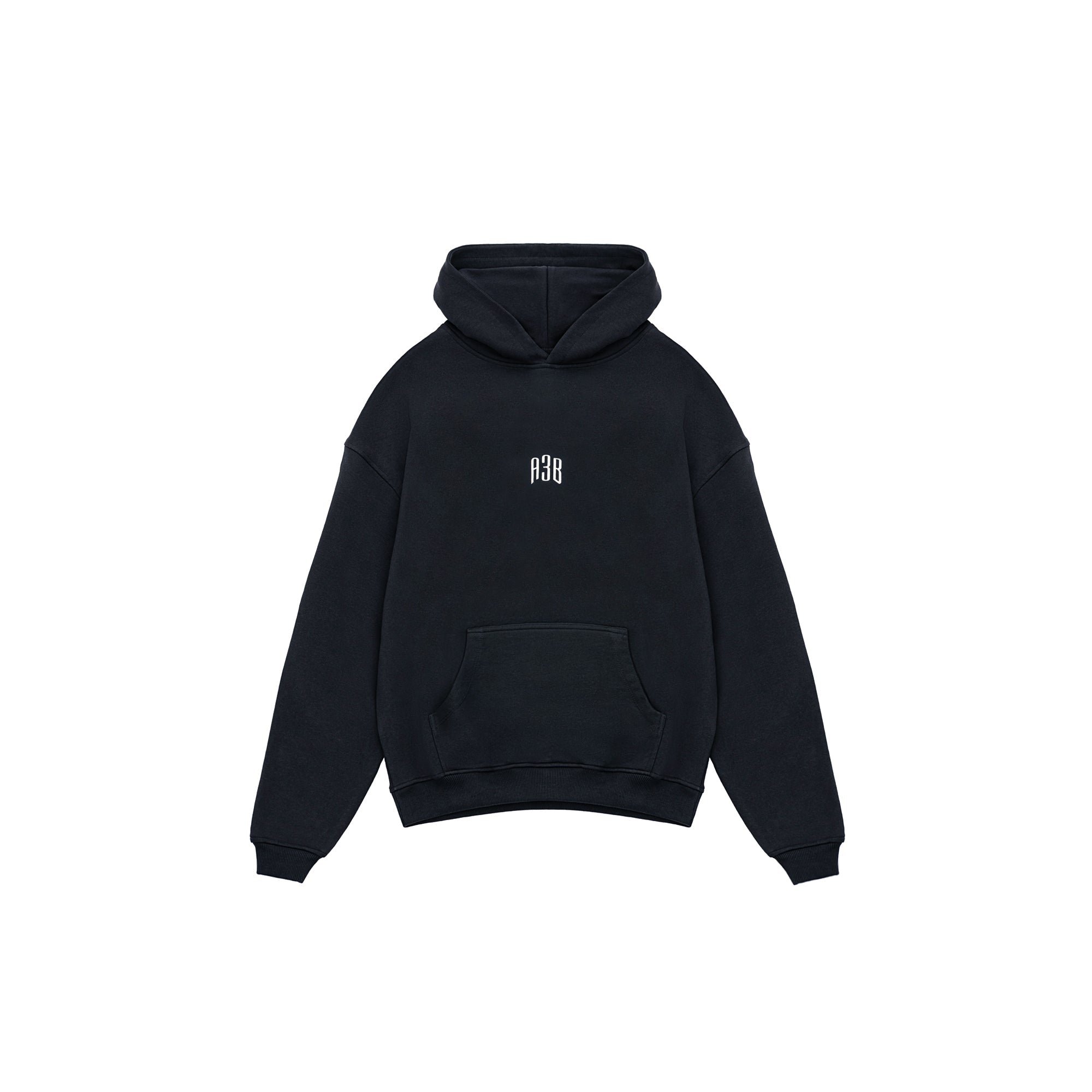 LOGO HOODIE - METEORITE BLACK - A3B