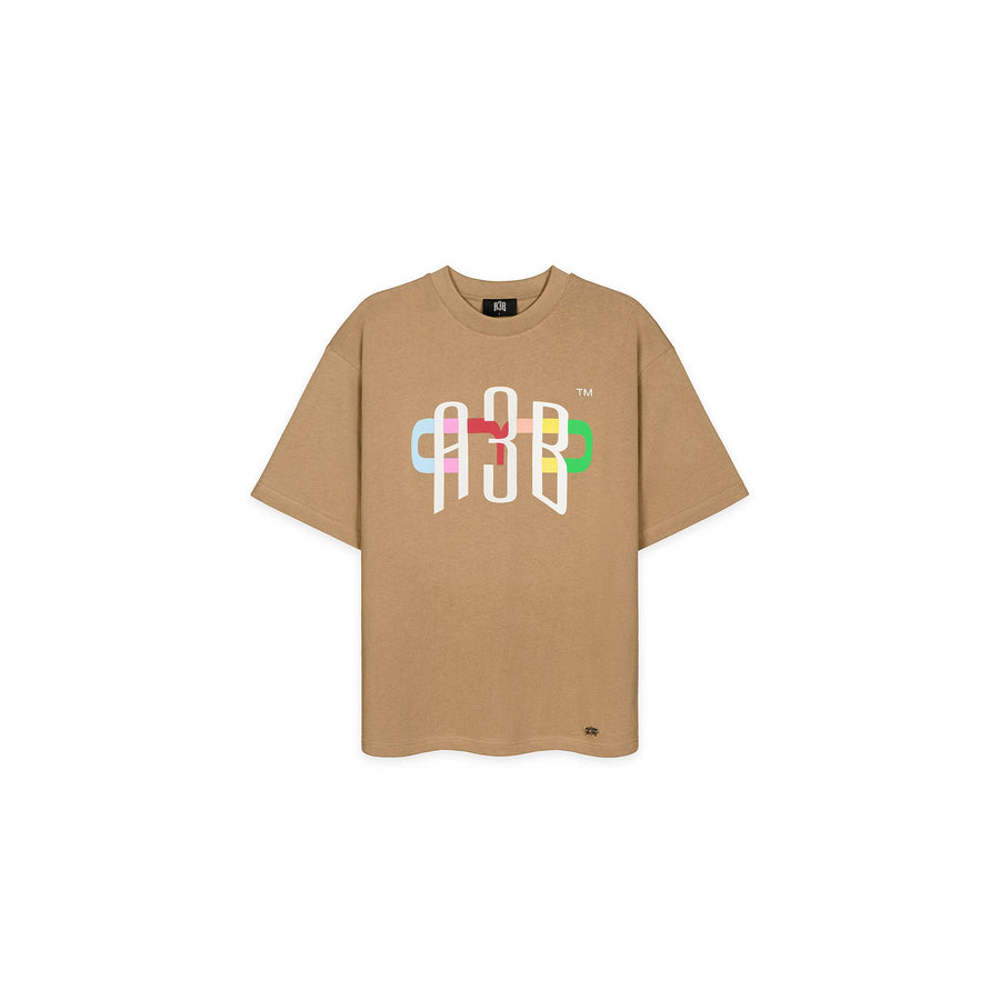 TRIAD T-SHIRT - LIGHT BROWN - A3B