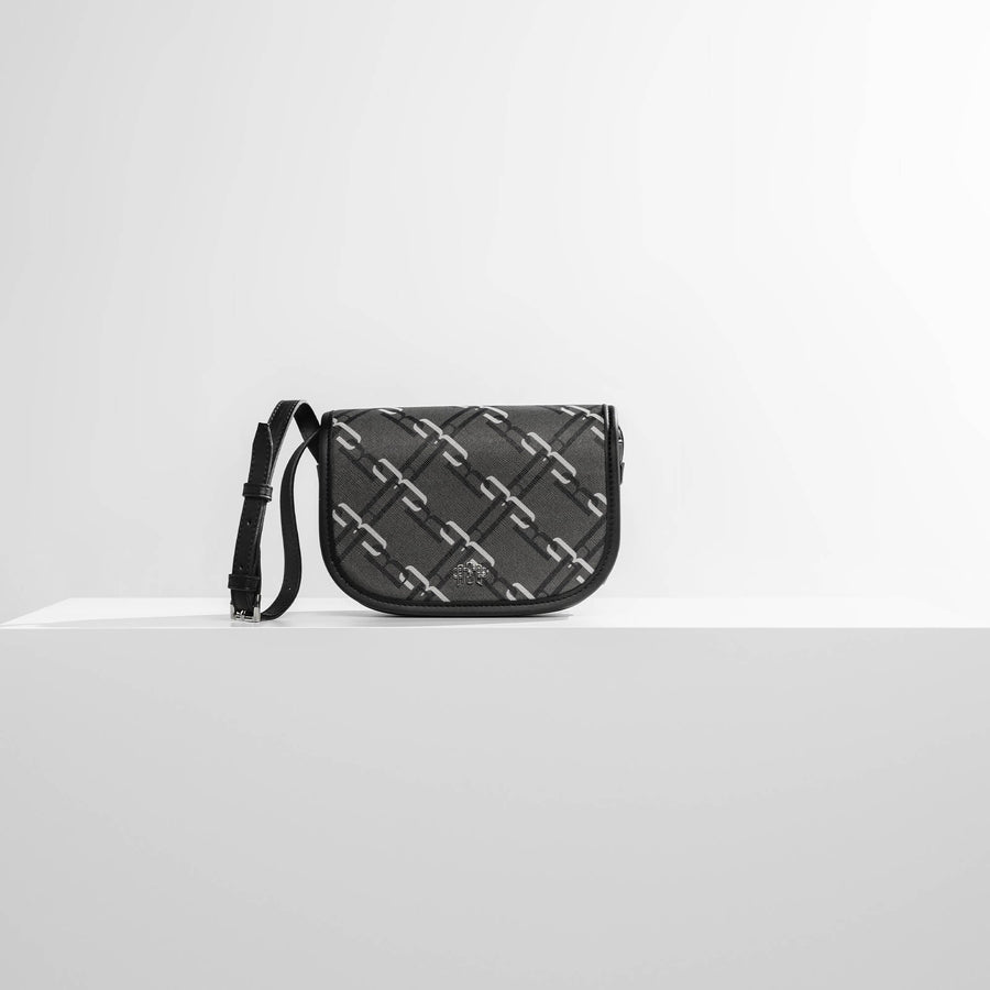 MONOGRAM SHOULDER BAG BLACK - A3B