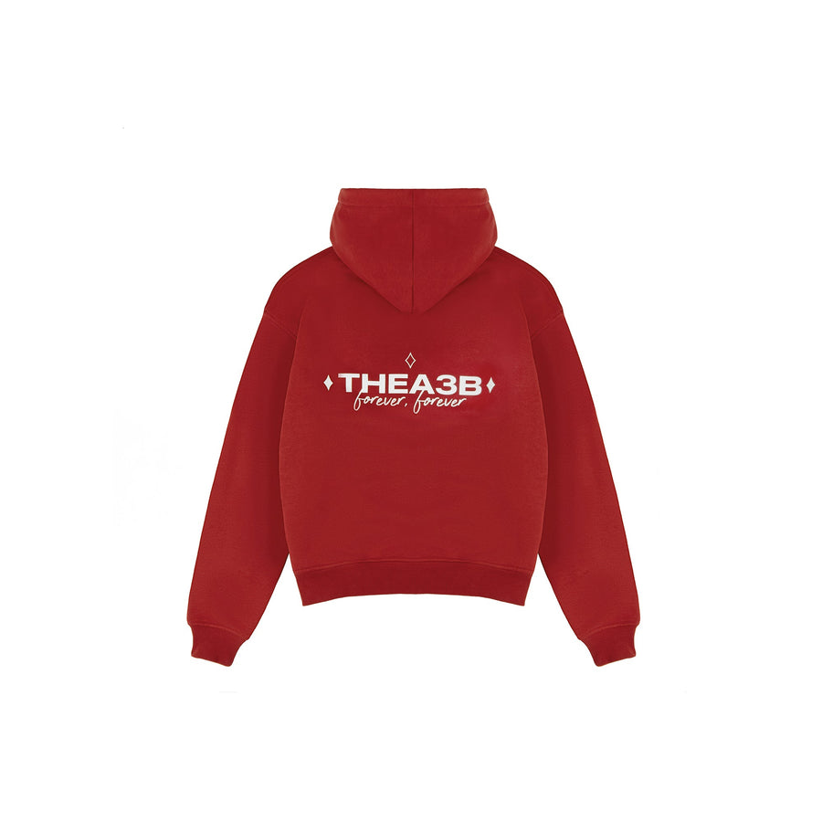 FOREVER, FOREVER HOODIE - RED - A3B