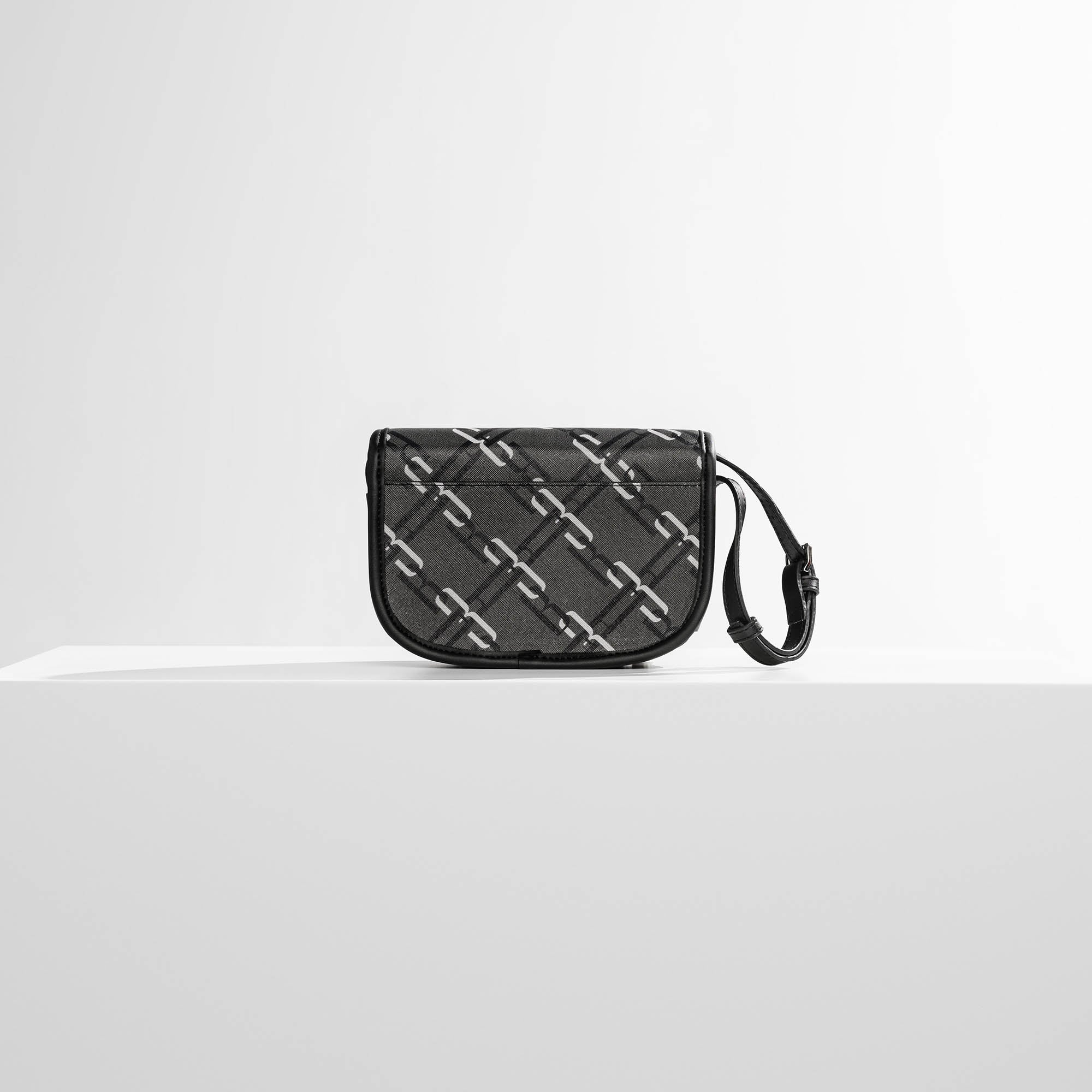 MONOGRAM SHOULDER BAG BLACK - A3B